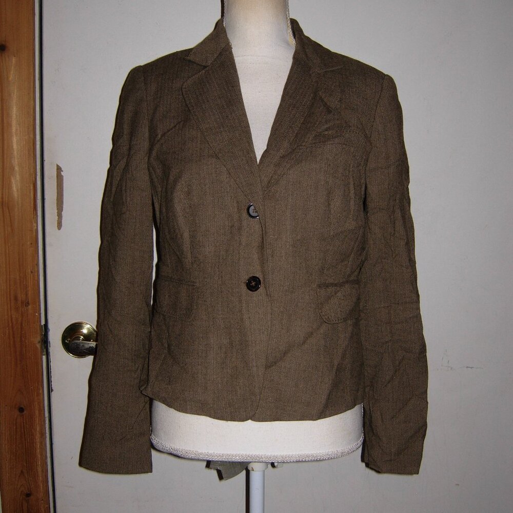 Martin + Osa Wool Blend Brown Blazer